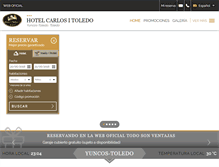 Tablet Screenshot of hotelcarlos1.com